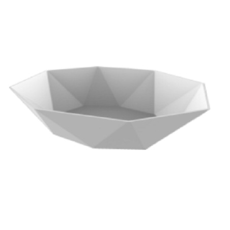Bicchiere diamond nero 80cc pz25 x24cf