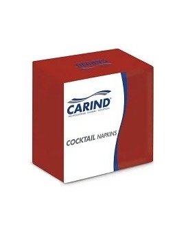 Tovagliolo 2v 24x24 bordeaux pz100 x20cf