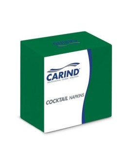 Tovagliolo 2v 24x24 verde scuro pz100 x20cf