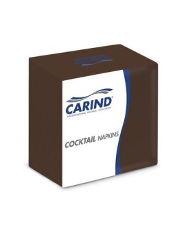 Tovagliolo 2v 24x24 marrone pz100 x20cf