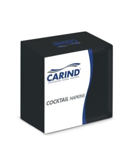 Tovagliolo 2v 24x24 nero pz100 x20cf