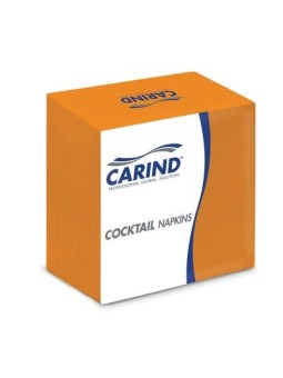 Tovagliolo 2v 24x24 arancio pz100 x20cf