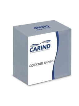 Tovagliolo 2v 24x24 grigio pz100 x20cf