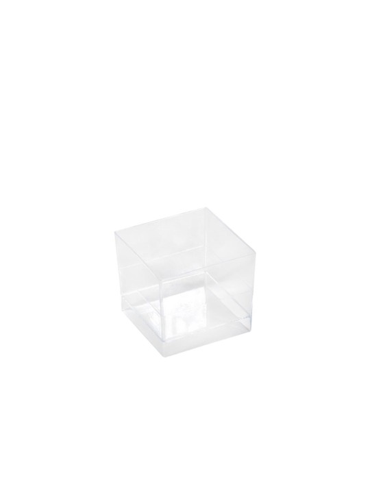 Bicchierino cube 60cc trasparente pz12 x25cf
