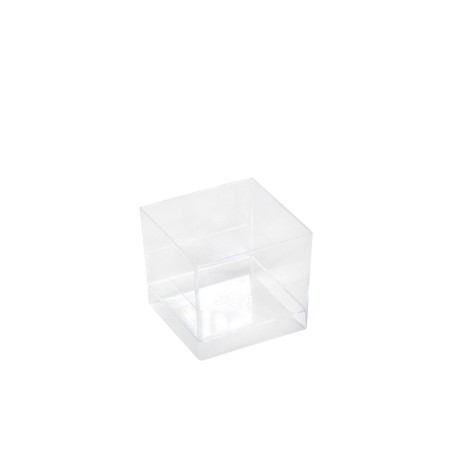 Bicchierino cube 60cc trasparente pz12 x25cf