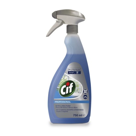 Cif glass e multi 750ml x6fl