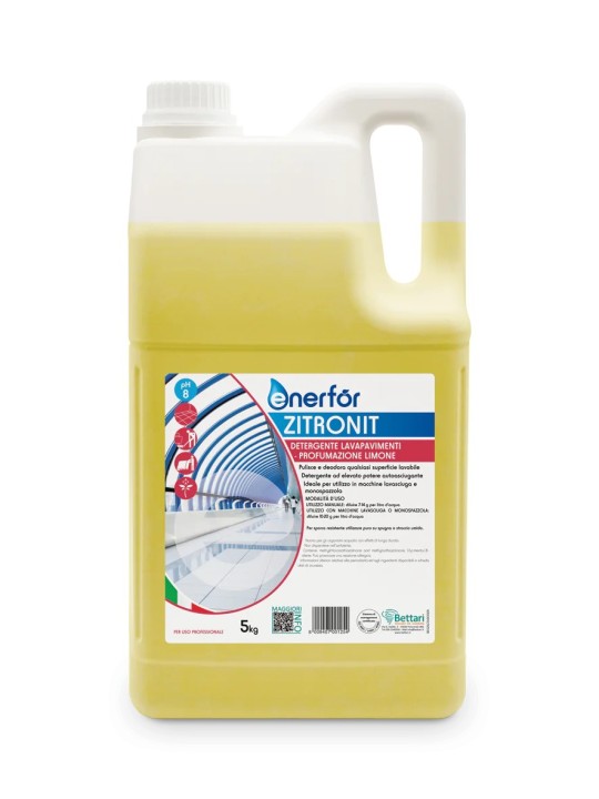Lavapavimenti enerfor Zitronit kg5 x3fu (prof. limone)