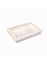 Vaschetta bianca rettangolare 22x17x5h (per forno) pz50 x3cf