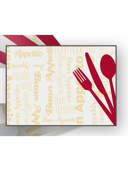 Tovaglietta 30x40 buon appetito pz500 x5cf