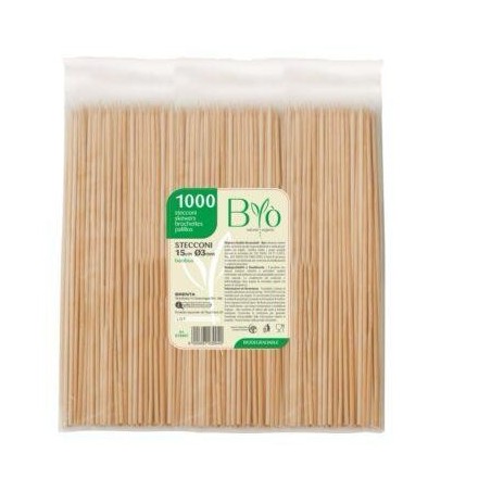 Spiedo bamboo 15cm pz1000 x10cf