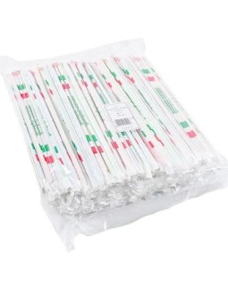 Cannucce imbustate pla compostabili bianche 21cm pz500 x20cf