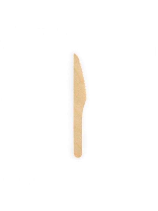 Coltello legno betulla 16cm pz100 x50cf