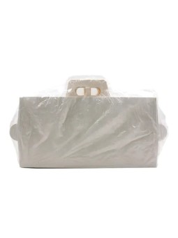 Porta tronchetto 17x37 dam.bianco pz25
