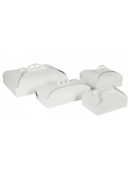 Porta torta 23x23 dam.bianco pz25
