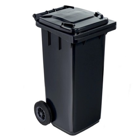 Contenitore 2 ruote 120lt. grigio scuro