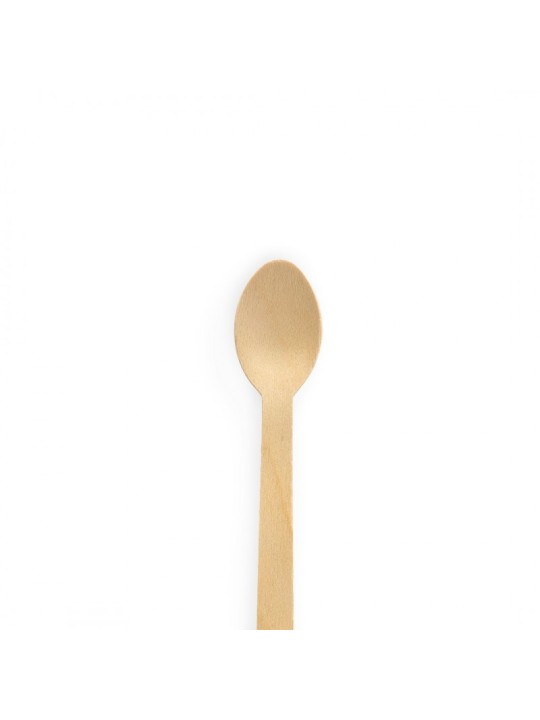 Cucchiaio granita in betulla 14cm x100pz