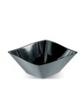 Bicchiere quadro onda 80cc nero pz25 x18cf