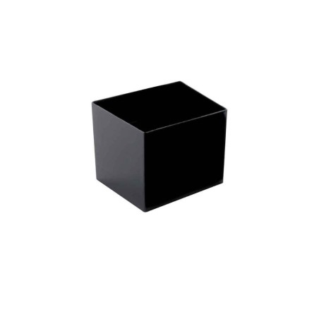 Bicchierino cube 60cc nero pz12 x25cf