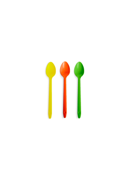 Cucchiaini granita colorati 15cm biocompostabili pz300 x12cf