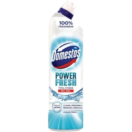 Domestos toilettes gel ocean 1lt x12fl