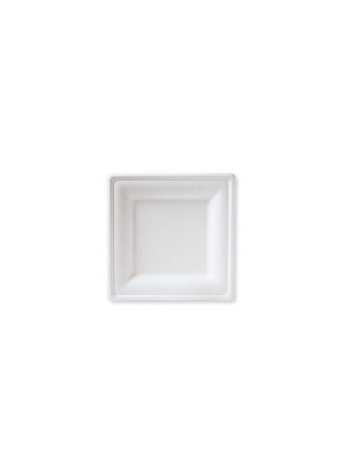 Piatto quadro in polpa 20x20 pz20 x24cf