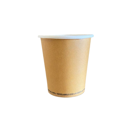 Bicchiere cartone avana 75cc pz50 x 32cf